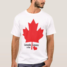 Canada is voor Lovers Maple Leaf T-shirt