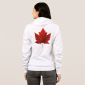 Canada Jacket Women's Canada Souvenir Sport Jacket Hoodie (Achterkant volledig)