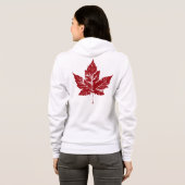 Canada Jacket Women's Canada Souvenir Sport Jacket Hoodie (Achterkant volledig)