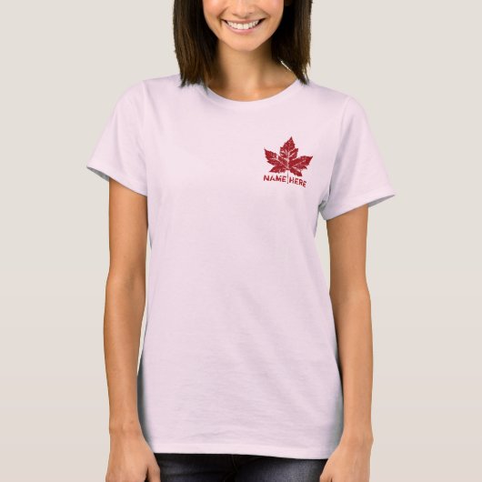 Canada Jacket Women's Canada Souvenir Sport Jacket T-shirt (Voorkant)