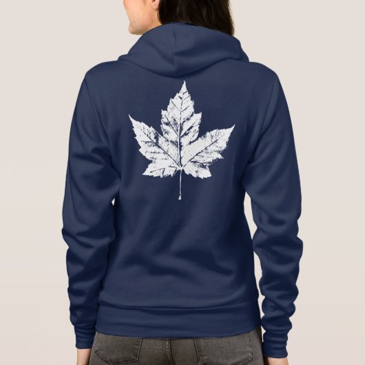 Canada Jacket Women's Personalized Canada Jacket Hoodie (Achterkant)