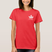 Canada Jacket Women's Personalized Canada Jacket T-shirt (Voorkant)