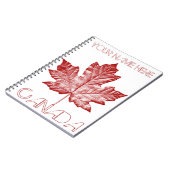 Canada Journal Custom Canada Souvenir Notitieboeke Notitieboek (Linkerzijde)