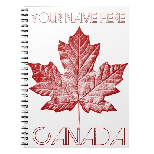 Canada Journal Custom Canada Souvenir Notitieboeke Notitieboek (Voorkant)