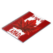 Canada Journal Souvenir Custom Notebooks Canada Notitieboek (Linkerzijde)