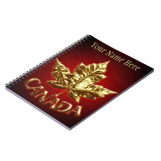 Canada Journal Souvenir Custom Notitieboeken Canad (Linkerzijde)