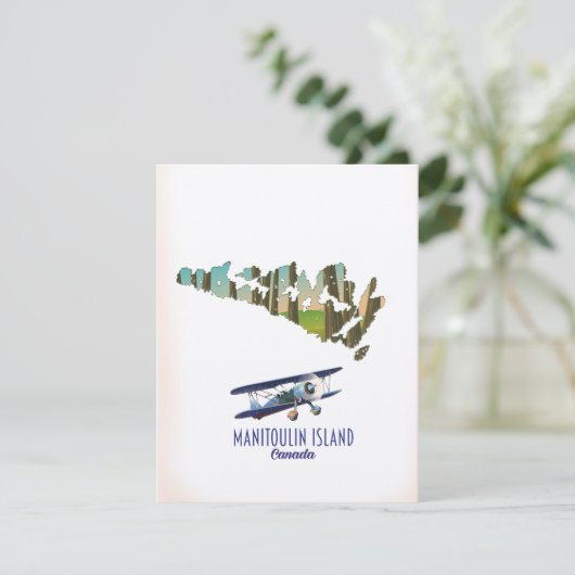 Canada-kaart van Manitoulin (Staand voorkant)