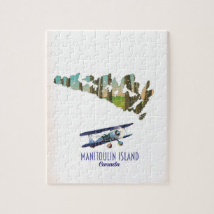 Canada-kaart van Manitoulin Legpuzzel