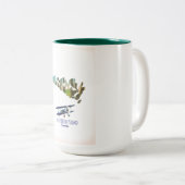 Canada-kaart van Manitoulin Tweekleurige Koffiemok (Voorkant rechts)