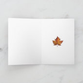 Canada Kaarten Canada Maple Leaf Wenskaarten (Binnen)