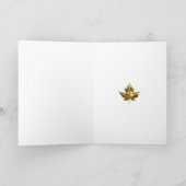 Canada Kaarten Canada Maple Leaf Wenskaarten (Binnen)