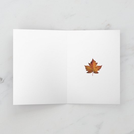 Canada Kaarten Canada Maple Leaf Wenskaarten (Binnen)