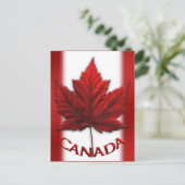 Canada Kaarten Canada Vlag Wenskaarten Aangepast (Staand voorkant)