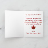 Canada Kaarten Canada Vlag Wenskaarten Aangepast (Binnen)