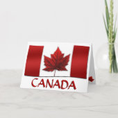 Canada Kaarten Canada Vlag Wenskaarten Aangepast (Voorkant)