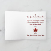 Canada Kaarten Canada Vlag Wenskaarten Aangepast (Binnen)