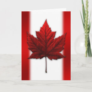 Canada Kaarten Canada Vlag Wenskaarten Aangepast