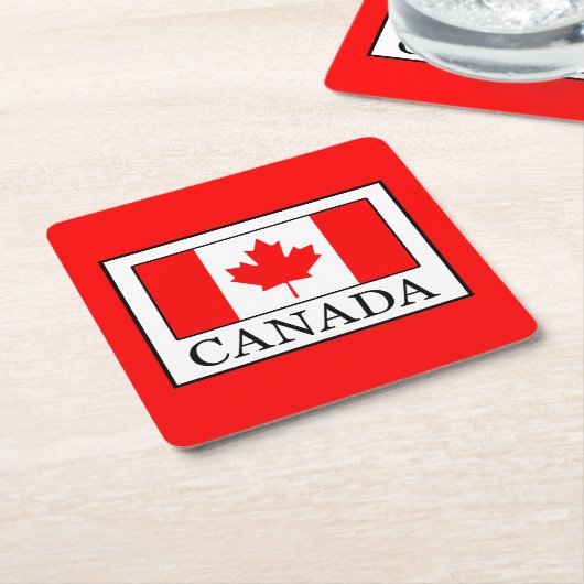 Canada Kartonnen Onderzetters (Schuin)