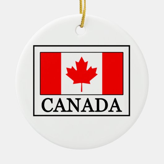 Canada Keramisch Ornament (Voorkant)