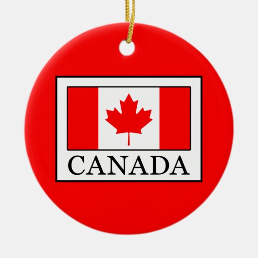 Canada Keramisch Ornament (Voorkant)