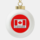Canada Keramische Bal Ornament (Voorkant)