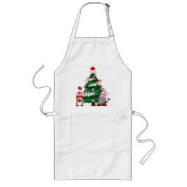 Canada Kerstboom Canadese Lelijke X-mas Trui Lang Schort