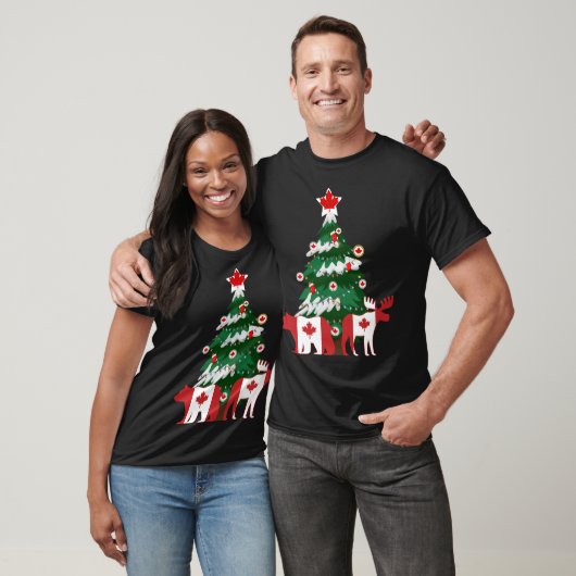 Canada Kerstboom Canadese Lelijke X-mas Trui T-shirt (Unisex)