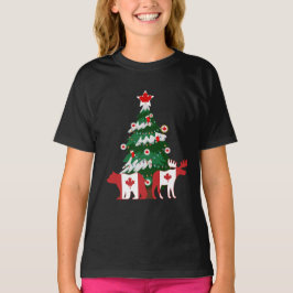 Canada Kerstboom Canadese Lelijke X-mas Trui T-shirt