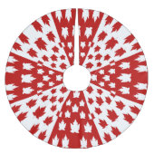 Canada kerstboomrok Canada Vlagrok Kerstboom Rok (Voorkant)