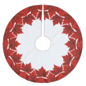 Canada kerstboomrok met lederen deeg kerstboom rok (Voorkant)