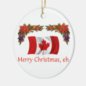 Canada Kerstmis Keramisch Ornament (Links)
