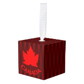 Canada kerstsieraar, gepersonaliseerd Souvenir Decoratie (Voorkant hoekig)