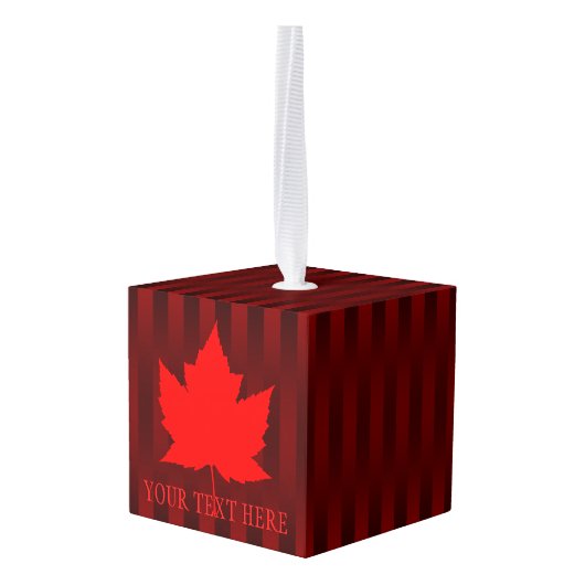 Canada kerstsieraar, gepersonaliseerd Souvenir Decoratie (Achter hoekig)