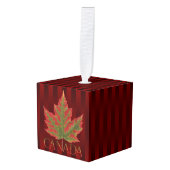 Canada kerstsieraar, gepersonaliseerd Souvenir Decoratie (Voorkant hoekig)