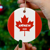 Canada kerstversiering voor Canadezen Keramisch Ornament