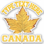 Canada kiest voor de Sticker van de persoonlijke p (Voorkant)