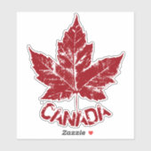 Canada kiest voor een persoonlijke Retro Canada-St Sticker (Vel)