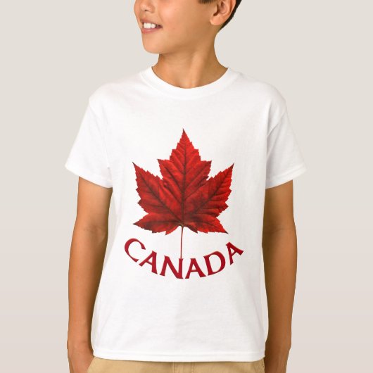 Canada Kind T-shirt Canada Shirt Souvenir Kind (Voorkant)