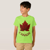 Canada Kind T-shirt Organic Canada Souvenir Shirt (Voorkant volledig)