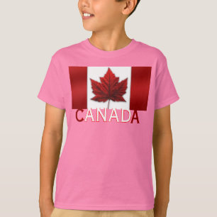 Canada Kind van de vlag Canada Kind Souvenir Topje T-shirt