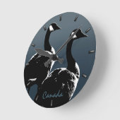 Canada Klock Canadian Goose Souvenir Wall Clock Ronde Klok (Hoek)