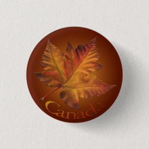 Canada Knop Canada Esdoornblad Souvenir Knoppen Ronde Button 3,2 Cm
