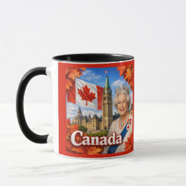 Canada. Koningin Elizabeth ||. Historisch. Mok