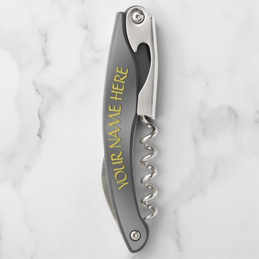 Canada Kurkentrekker Gold Canada Aangepaste flesop (Achterkant)