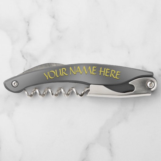 Canada Kurkentrekker Gold Canada Aangepaste flesop (Achterkant)