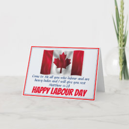 CANADA LABOR DAY Canadian Flag Scripting Custom Kaart
