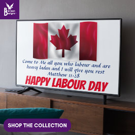 Canada Labour Day Christelijke Display TV Kunst Poster