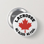 Canada Lacrosse Canadian Ronde Button 5,7 Cm (Voorkant /achterkant)