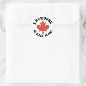 Canada Lacrosse Canadian Ronde Sticker (Tas)