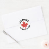 Canada Lacrosse Canadian Ronde Sticker (Envelop)